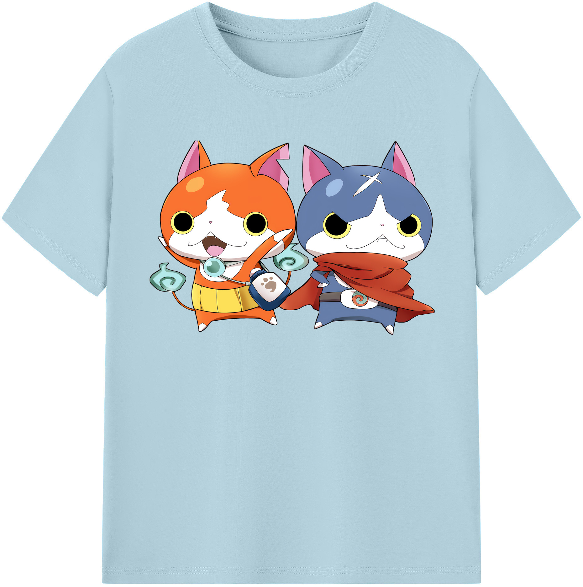 （画像用） 妖怪ウォッチ Yo-kai Watch 綿100％半袖Tシャツ（フロントプリント）